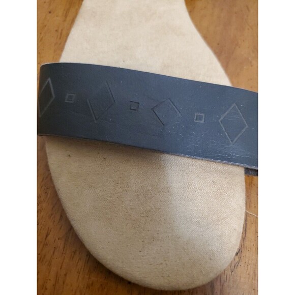 So Authentic American Heritage Ocean Black Geomentric Sandals Size 9.5 New - Picture 6 of 6